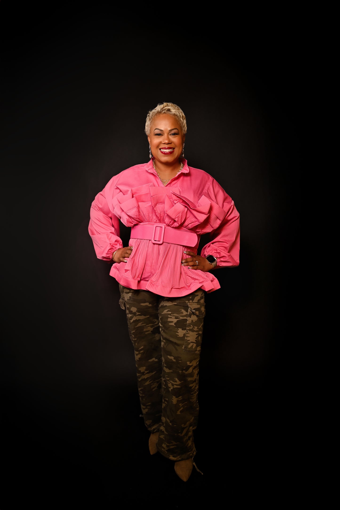 Power Play Peplum Blouse