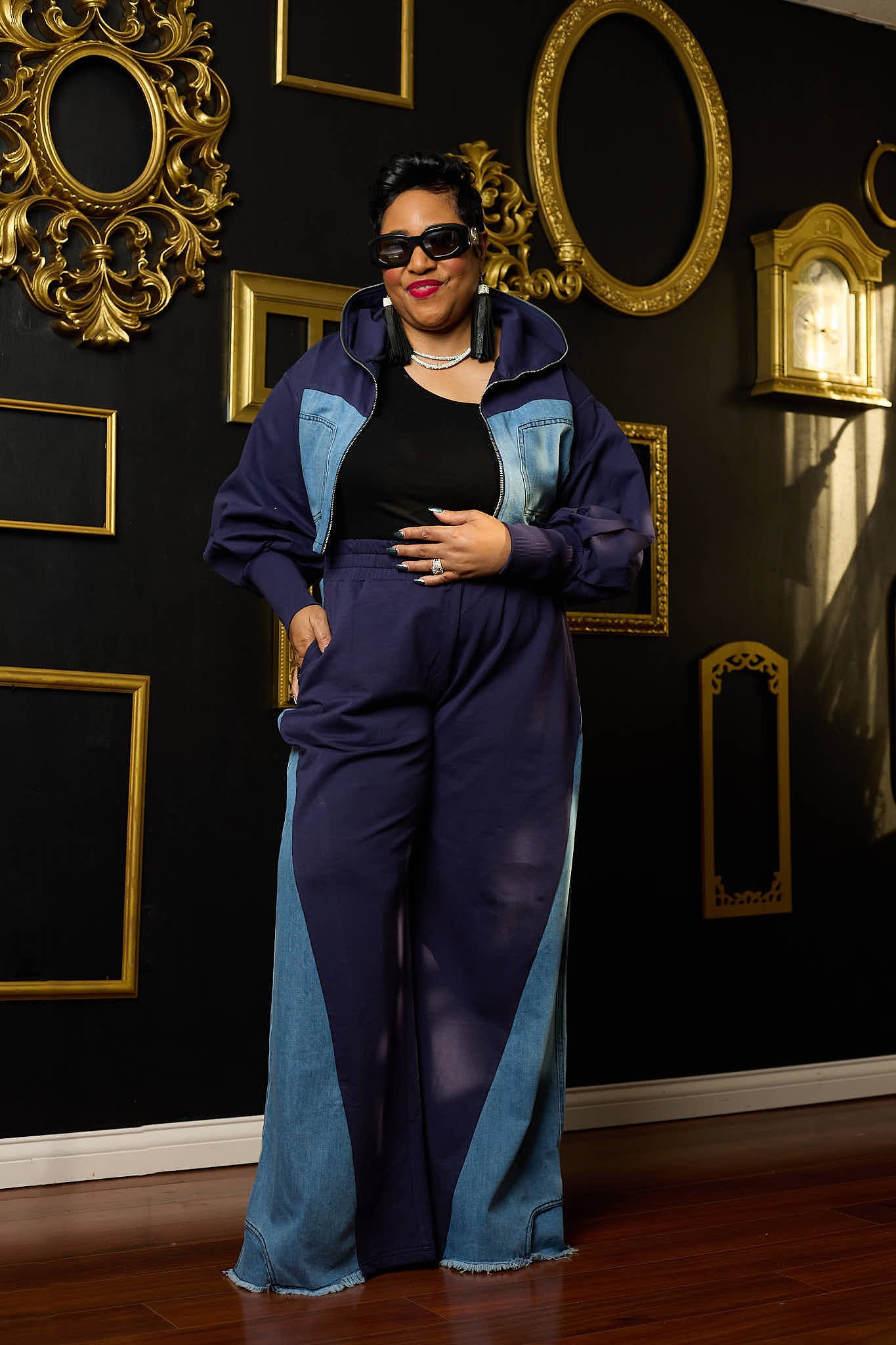 Rich Auntie Vibes Jogger Set