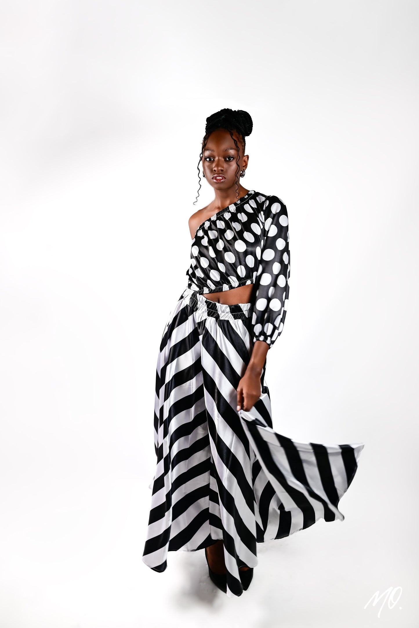 Monochrome Magic Dress