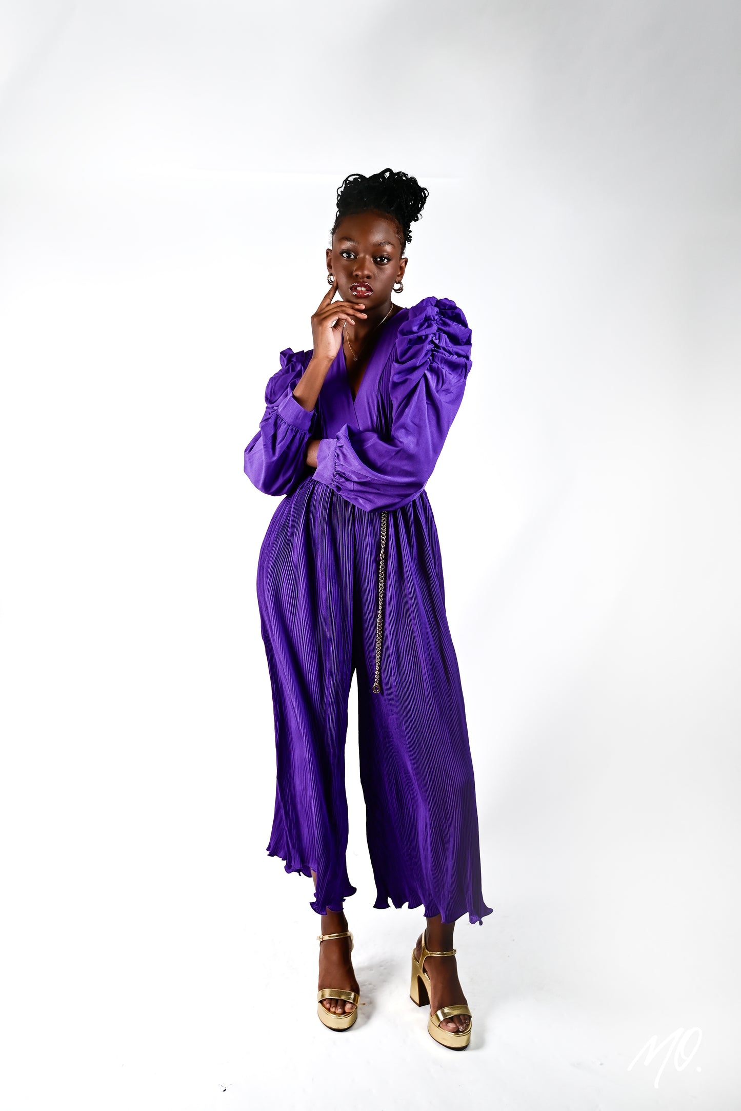 Royal Plum Jumpsuit