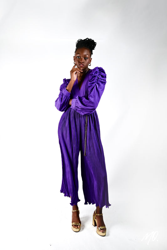 Royal Plum Jumpsuit