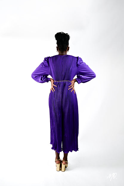 Royal Plum Jumpsuit