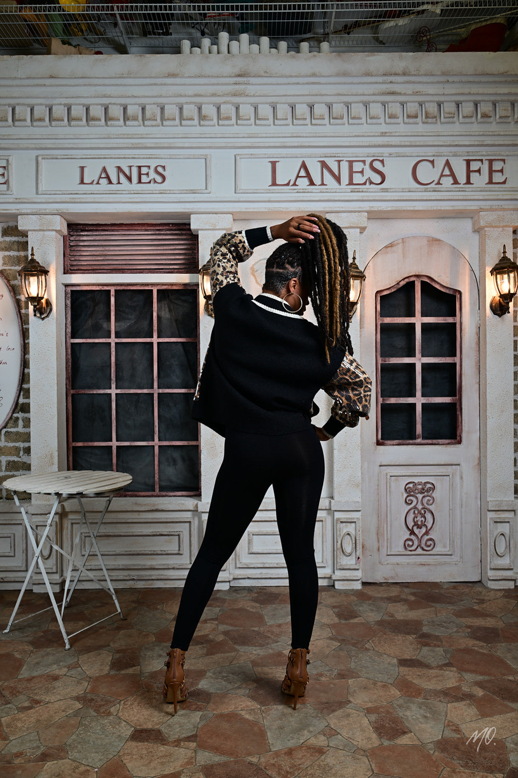 Varsity Leopard Sequin Cardigan