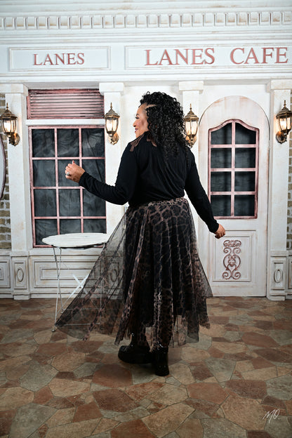 Leopard Luxe Skirt