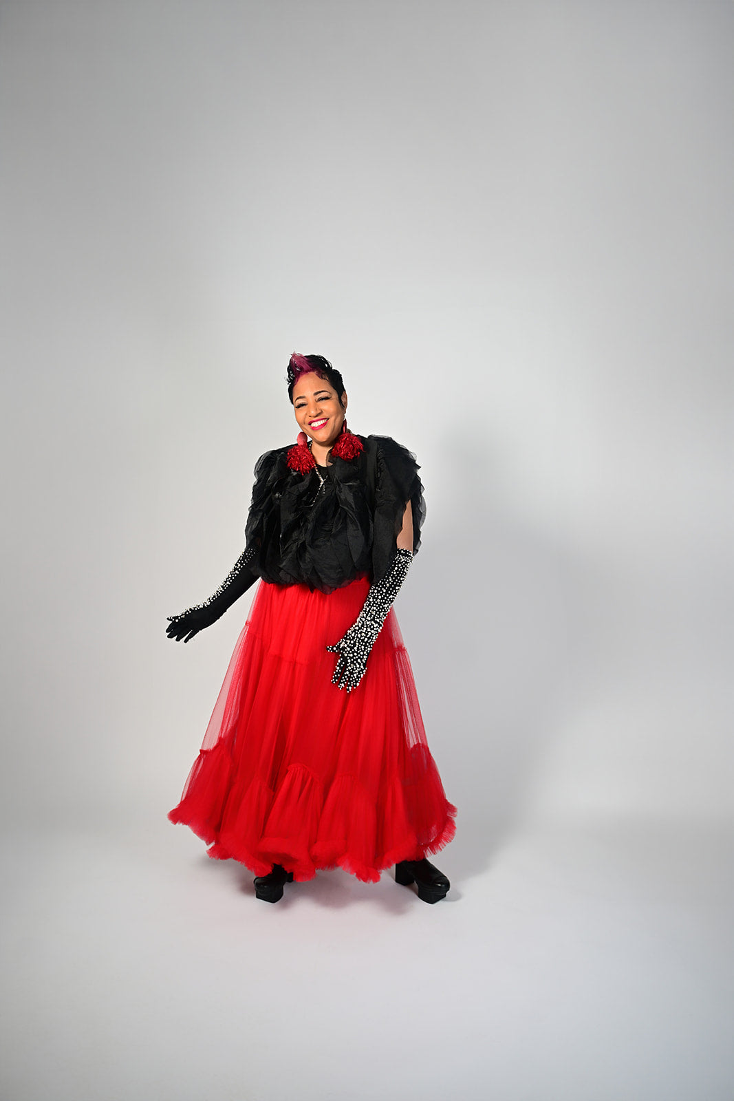 Scarlet Drama Skirt