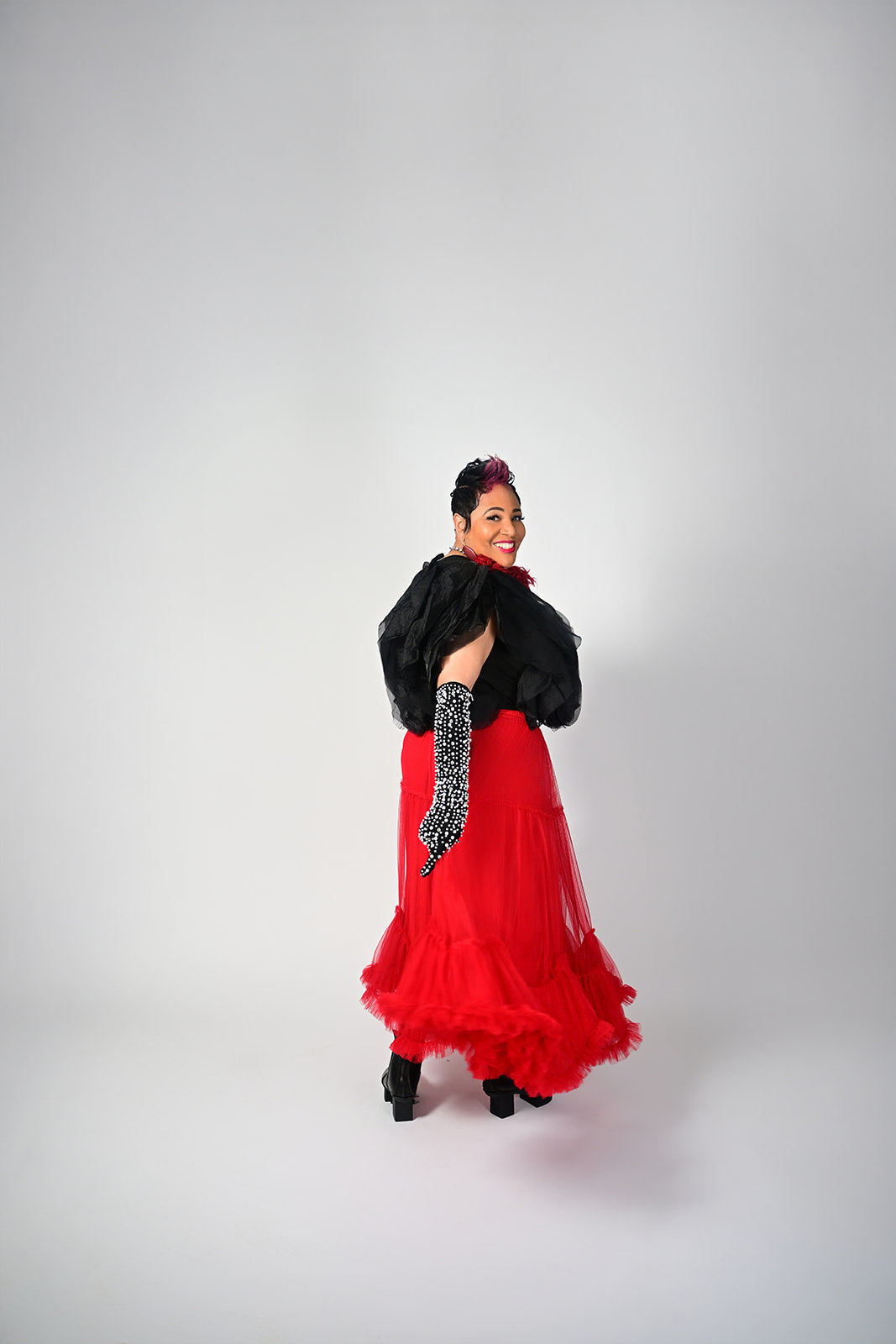 Scarlet Drama Skirt